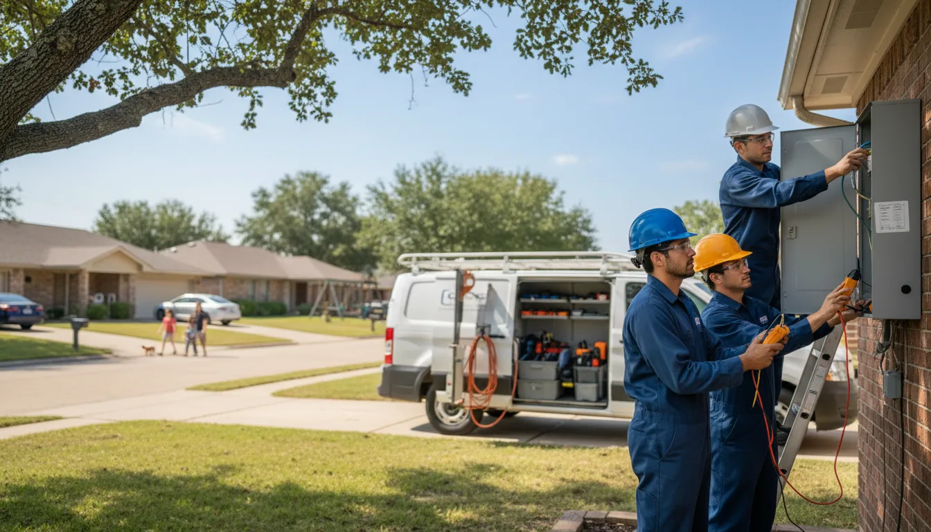 Certified electrician providing emergency electrical services in Edgar, WI